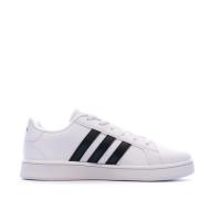 Baskets blanches junior Adidas Grand Court vue 2