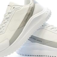 Baskets Blanches/Grises Homme Calvin Klein Jeans Eva Runner Lowlaceup vue 7