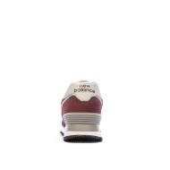 Baskets Bordeaux Femme New Balance 574 vue 3