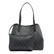 Sac à Main Gris/Noir Femme Guess Vikky Large Tote pas cher