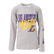 T-shirt Manches Longues Gris Garçon NBA Lak LOS ANGELES LAKERS