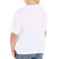 T-shirt Blanc Fille Calvin Klein Jeans Serenity vue 2