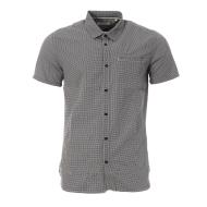 Chemise Blanc/Noir à Motif Homme Teddy Smith Cut Mc