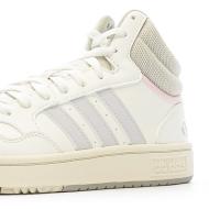 Baskets Beige/Rose Femme Adidas Hoops 3.0 vue 7