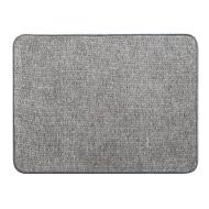 Tapis Gris Luance 45x60cm Hexagone pas cher