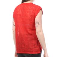 T-shirt Rouge Femme Teddy Smith Tildo vue 2