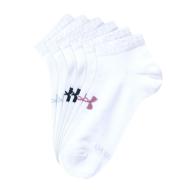 Lot de 3 Paires Chaussettes Blanches Femme Under Armour Low Cut pas cher