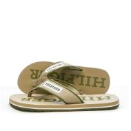 Tongs Beige Homme Tommy Hilfiger Patch Beach