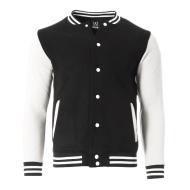 Veste Noir/Blanc Homme Just Emporio Teddy pas cher