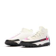 Chaussures de Foot Blanches Junior Nike Phantom GT Club DF TF vue 6