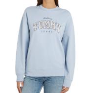 Sweat Bleu Femme Tommy Hilfiger Varsity Luxe