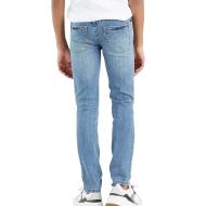 Jean Skinny Bleu Délavé Garçon Levi's Original 510 vue 2