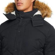 Parka Noir Homme Teddy Smith ALM vue 5