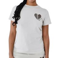 T-shirt Gris Clair Femme Project X Paris Cœur Brisé