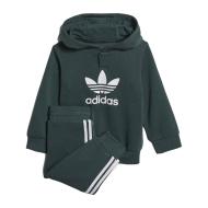 Ensemble Vert Garçon Adidas Hoodie Set pas cher