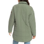 Manteau Matelassé Vert Femme Roxy Next Up vue 2