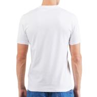 T-shirt Blanc Homme Guess Shaded vue 2