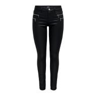 Jean Skinny Noir Femme Only Coated pas cher