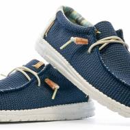 Chaussures Marine Homme Hey Dude Wally Stretch vue 7