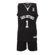 San Antonio Ensemble de basket Noir Enfant Sport Zone pas cher