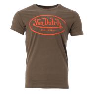 T-shirt Kaki Homme Von Dutch NOS OG2 pas cher