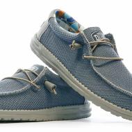 Chaussures Bleu Homme Hey Dude Wally Triple Needle vue 7