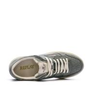 Baskets Grises Homme Replay Reload Washed vue 4