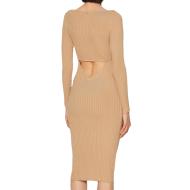 Robe Beige Femme Guess Adele vue 2