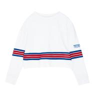 T-shirt Blanc Fille Teddy Smith Tess ML