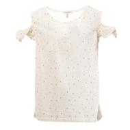 T-shirt Blanc Imprimé Fille Teddy Smith Tovina