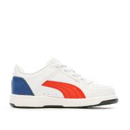 Baskets Bleu/Blanc/Rouge Garçon Puma Inf Reb vue 2