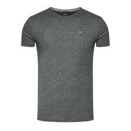 T-shirt Noir Homme Tommy Hilfiger Slim Jaspe