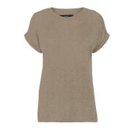 T-Shirt Marron Femme Vero Moda Brianna 10291353 pas cher