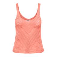 Top Crochet Rose Corail Femme Jdy 15226348