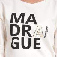 Sweat Blanc Femme Les Tropéziennes Maddie vue 3