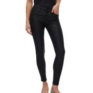 Jean Enduit Skinny Noir Femme VERO MODA Shape Coated pas cher