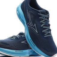 Chaussures de running Marine/Turquoise Homme Mizuno Wave Revolt 3 vue 7