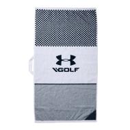 Serviette Blanche/Noire Homme Under Armour Towel pas cher