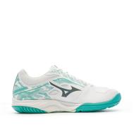 Chaussures de tennis Blanc/Bleu Femme Mizuno Breakshot vue 2