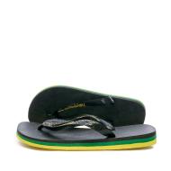 Tongs Noir Homme Havaianas Brasil Layers