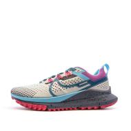 Chaussures de Trail Blanc/Bleu Femme Nike Pegasus Trail 4 pas cher