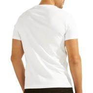 T-shirt Blanc Homme Guess Aidy vue 2