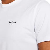 T-shirt Blanc Homme Pepe Jeans Original Basic vue 3