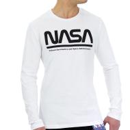 T-shirt Blanc Homme Nasa 03T pas cher