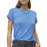 T-Shirt Bleu Clair Femme Vero Moda Brianna 10291353 pas cher