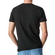 T-shirt Noir Homme Pepe Jeans Original Stretch N vue 2