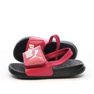 Sandales Noir/Rose Enfant Puma Popcat 20 pas cher