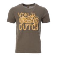 T-shirt Kaki Homme Von Dutch OG2 pas cher