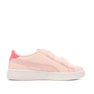 Baskets Rose Fille Puma Smash Butterfly vue 2