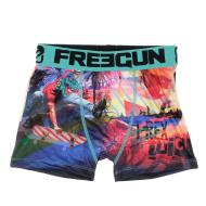 Boxer Noir/Bleu à Imprimés Garçon Freegun Rex pas cher